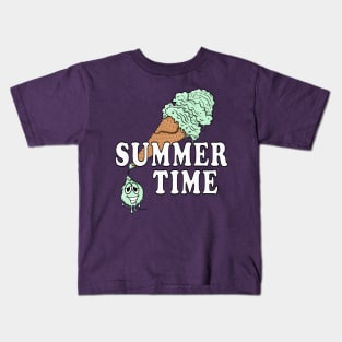 ICE CREAM SUMMER TIME Kids T-Shirt